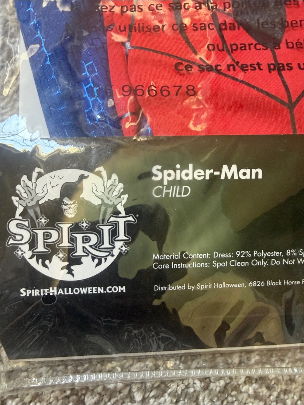 MARVEL SPIDER 🕷️ MAN 2PC GIRL COSTUME 🕷️ SIZE MEDIUM (8-10)🌟NWT🌟 - Picture 6 of 9